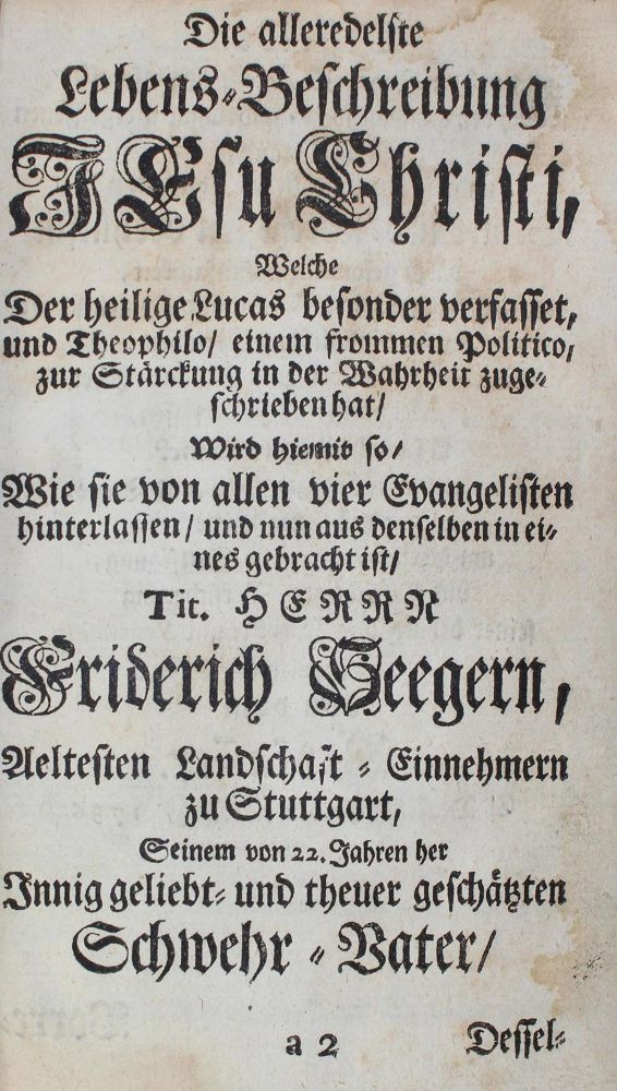 Große Abbildung Nr.1: 124-306 Sandhagen,C.H.: (Alte Drucke, Handschriften und Theologie)