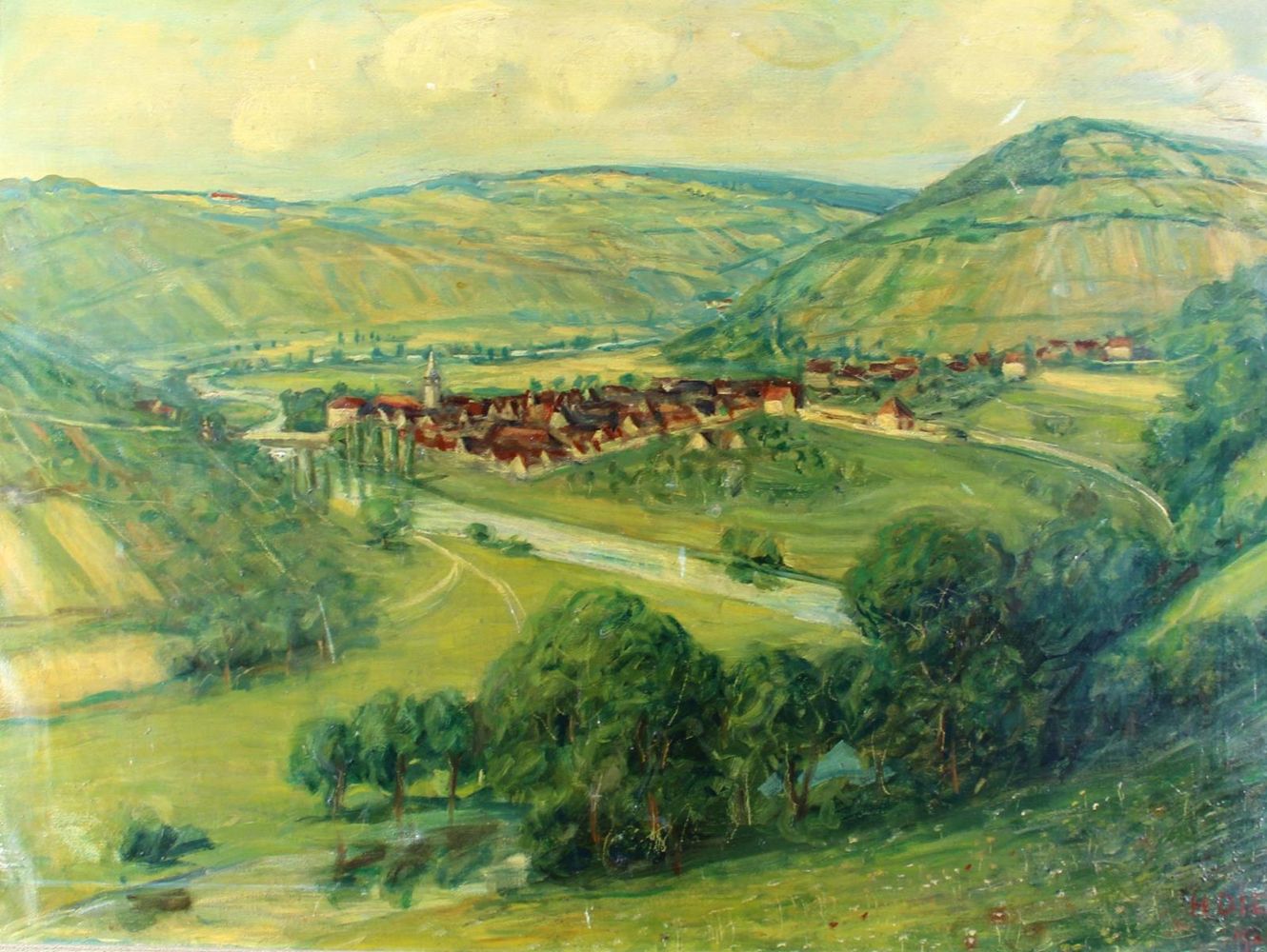 Große Abbildung Nr.1: 124-3097 Diez, Hugo: (Künstlergraphik)