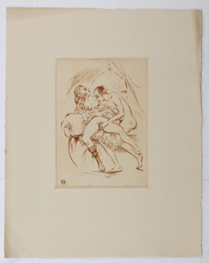 Große Abbildung Nr.3: 124-3159 Gerhard,E.: (Künstlergraphik, Erotika - Galantes)