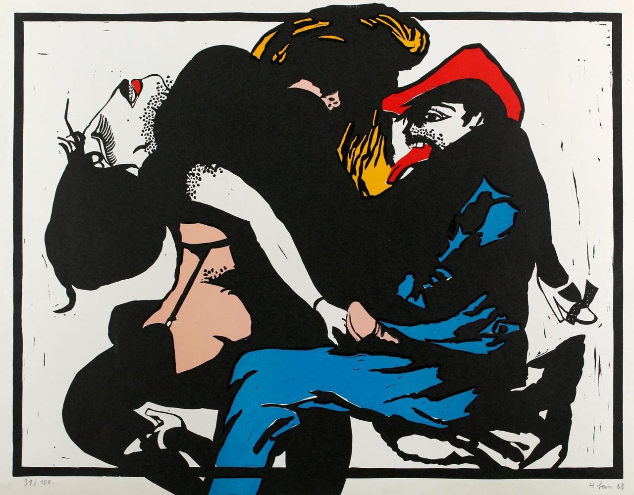 Große Abbildung Nr.3: 124-3167 Niederstrasser, Katinka: (Künstlergraphik, Erotika - Galantes)