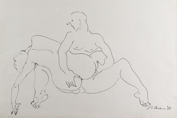 Große Abbildung Nr.1: 124-3171 Schaar, Ingrid: (Künstlergraphik, Erotika - Galantes)