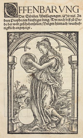 Große Abbildung Nr.1: 124-319 Sibyllae.: (Alte Drucke, Handschriften und Theologie)