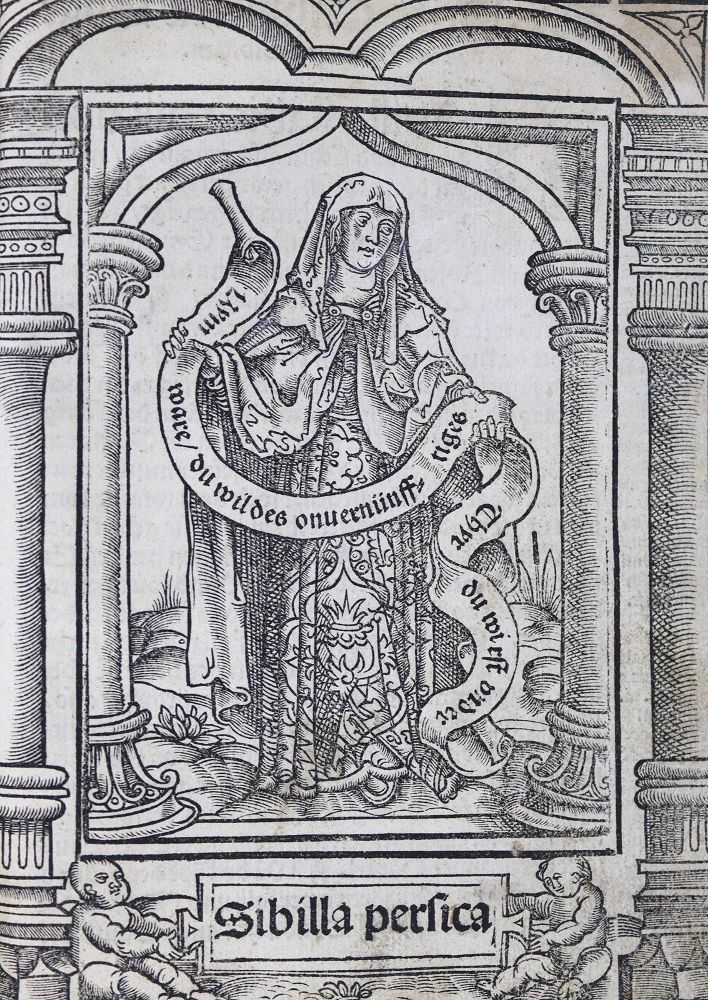 Große Abbildung Nr.2: 124-319 Sibyllae.: (Alte Drucke, Handschriften und Theologie)