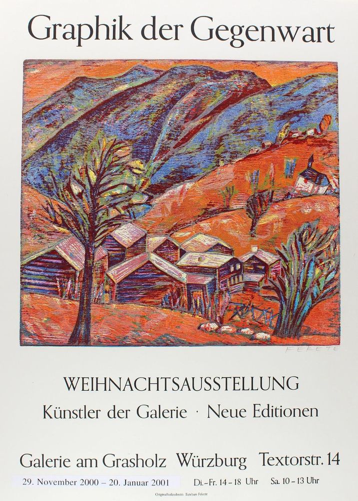 Große Abbildung Nr.1: 124-3195 Fekete, Esteban: (Künstlergraphik)