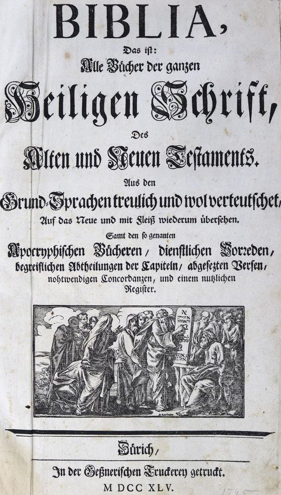 Große Abbildung Nr.2: 124-32 Biblia germanica.: (Bibeln)