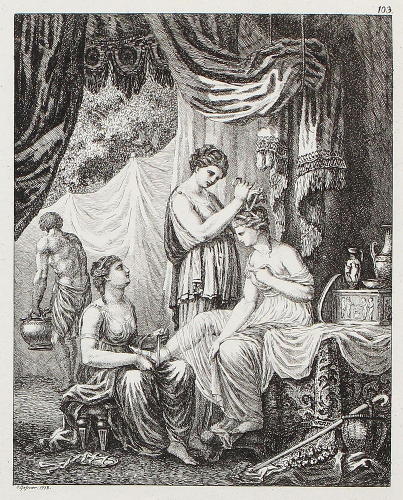 Große Abbildung Nr.1: 124-3252 Gessner, Salomon: (Künstlergraphik)