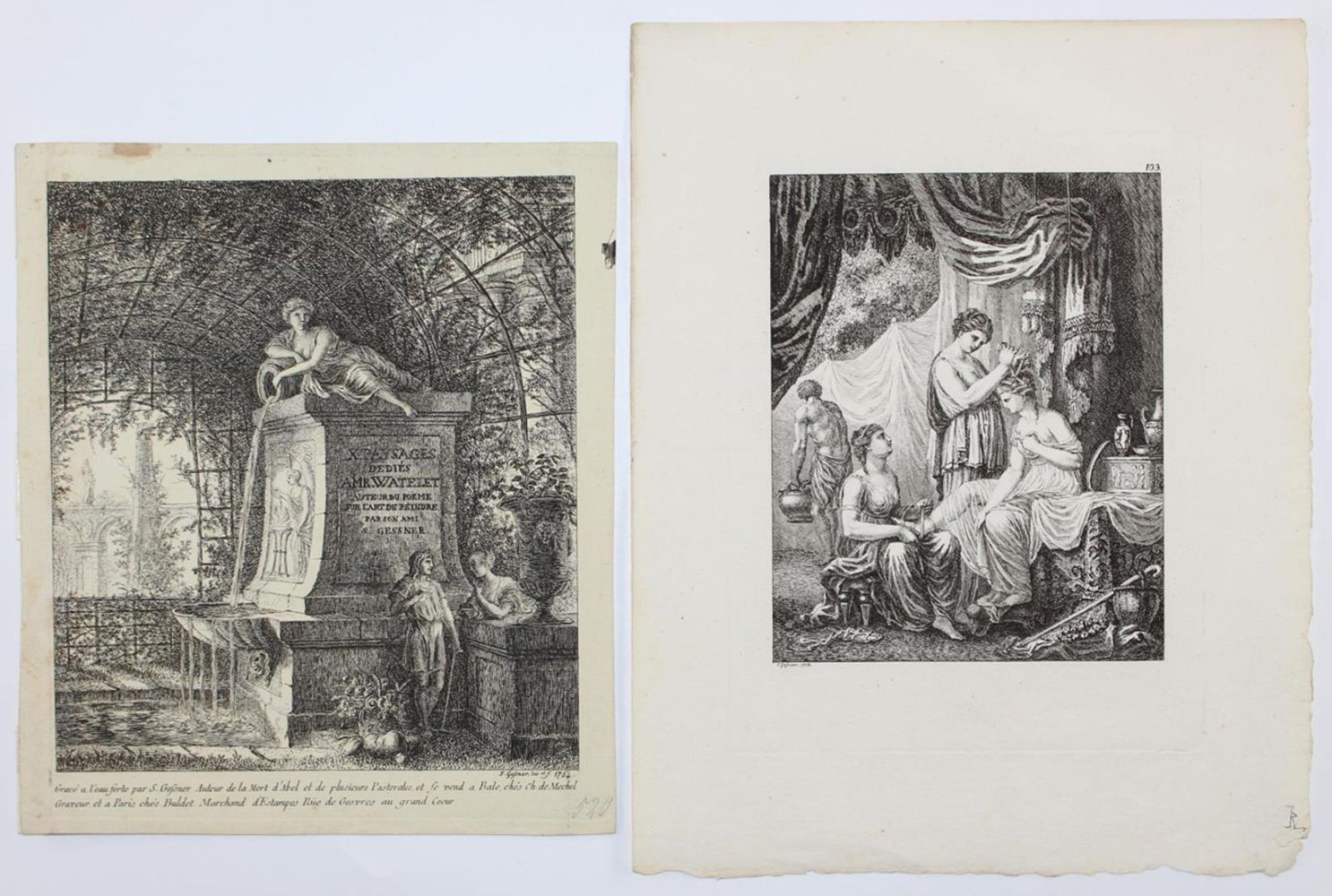 Große Abbildung Nr.2: 124-3252 Gessner, Salomon: (Künstlergraphik)