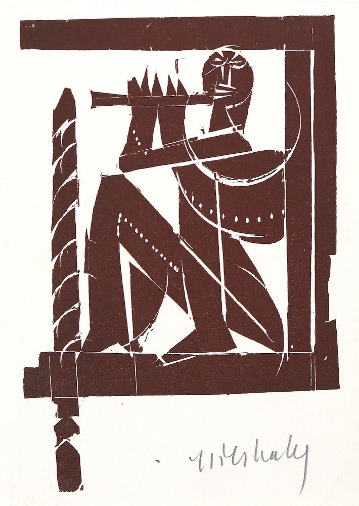 Große Abbildung Nr.1: 124-3268 Grieshaber, Hans Andreas Paul: (Künstlergraphik)