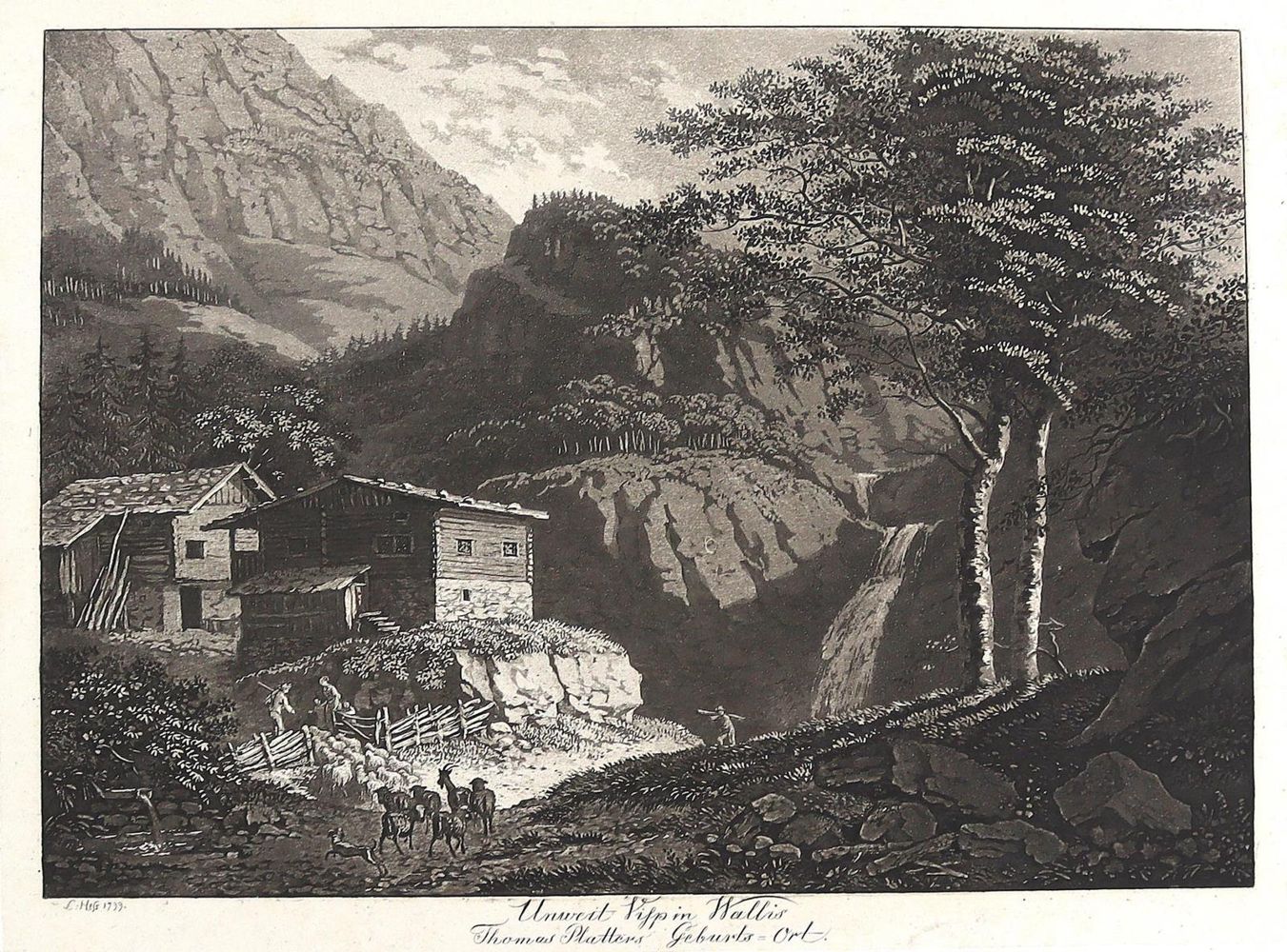 Große Abbildung Nr.12: 124-3328 Hess, Ludwig: (Künstlergraphik)