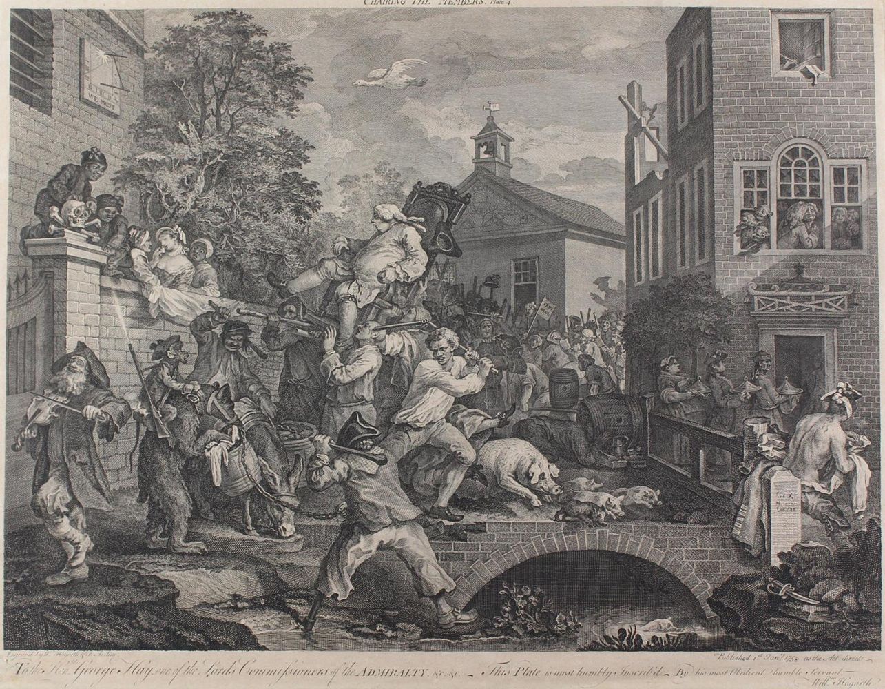 Große Abbildung Nr.2: 124-3343 Hogarth, William: (Künstlergraphik)