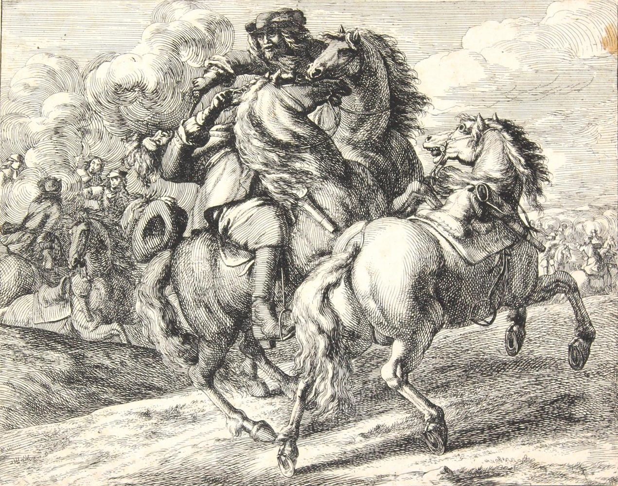 Große Abbildung Nr.2: 124-3355 Huchtenburgh, Jan van: (Künstlergraphik)