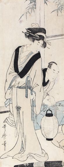 Große Abbildung Nr.1: 124-3401 Utamaro, Kitagawa: (Künstlergraphik, Japan)