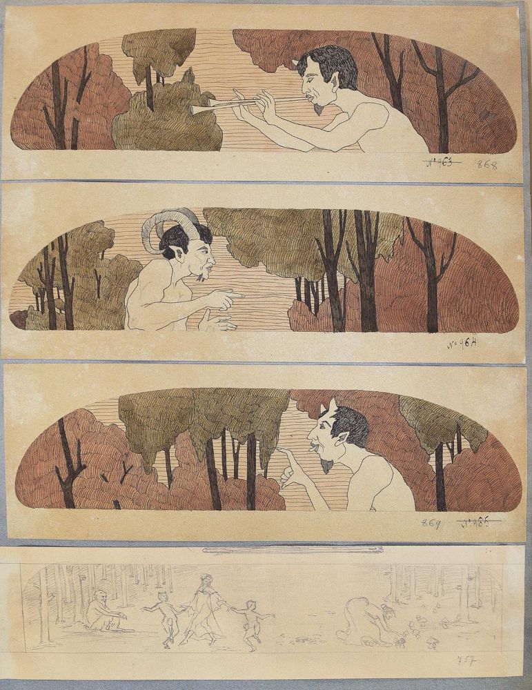 Große Abbildung Nr.6: 124-3411 Jugendstil.: (Künstlergraphik)