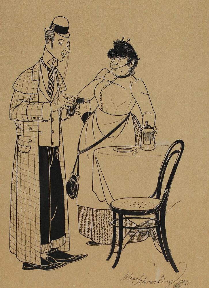 Große Abbildung Nr.2: 124-3418 Konvolut.: (Künstlergraphik, Karikatur)