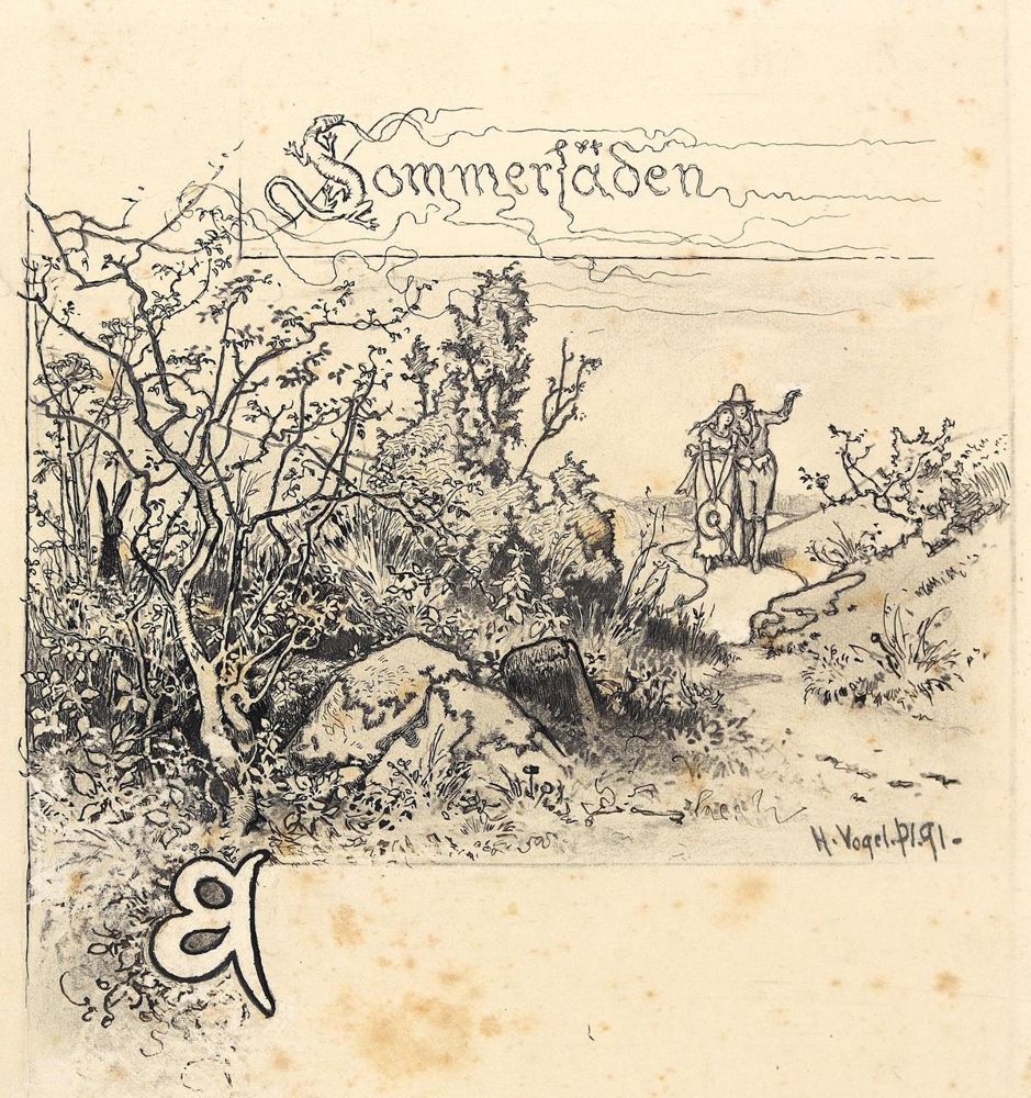 Große Abbildung Nr.1: 124-3422 Vogel, Hermann: (Künstlergraphik, Karikatur)