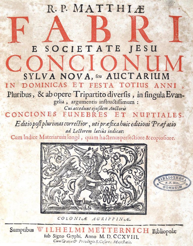 Große Abbildung Nr.1: 124-344 Venanzi,C.: (Alte Drucke, Handschriften und Theologie)
