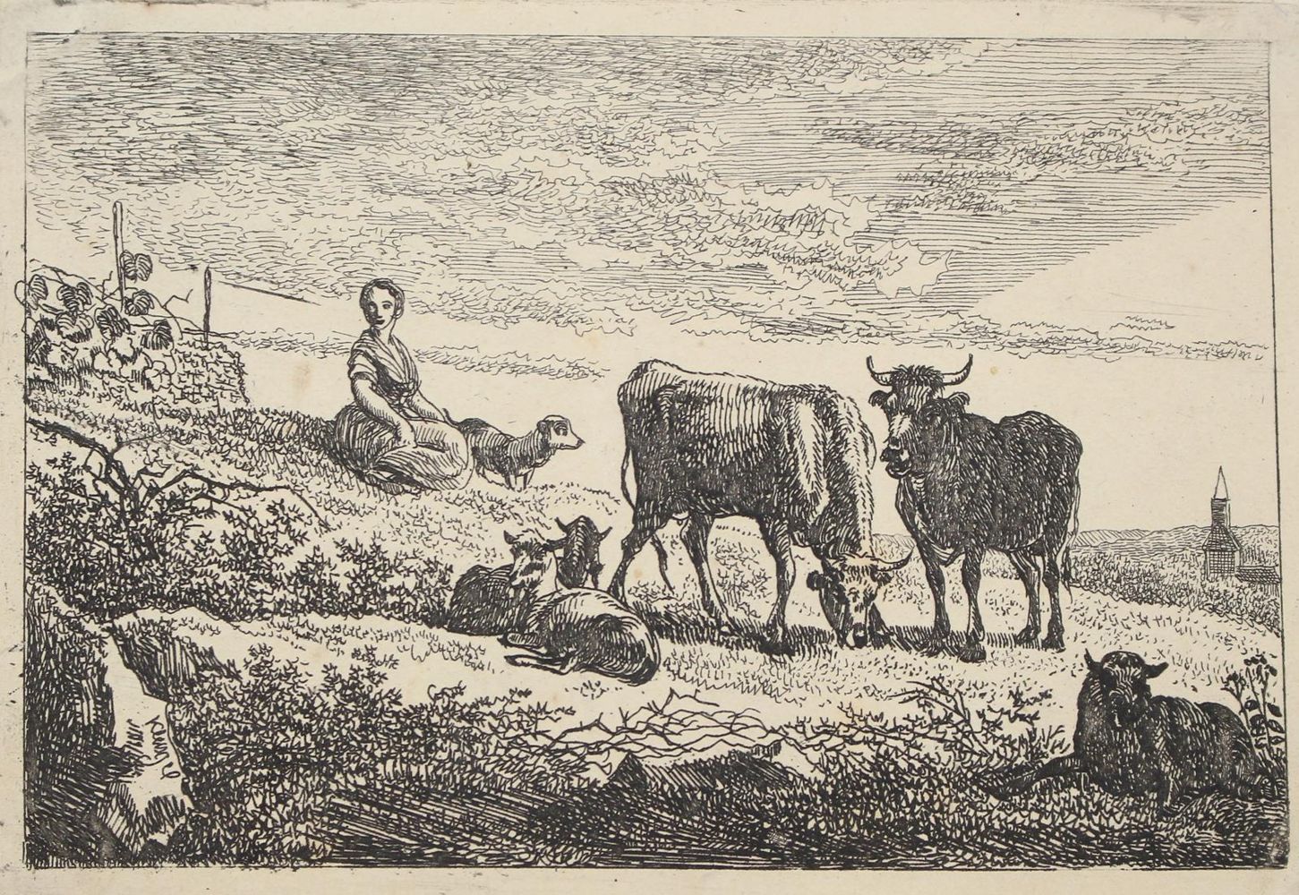 Große Abbildung Nr.2: 124-3475 Klengel, Johann Christian: (Künstlergraphik)