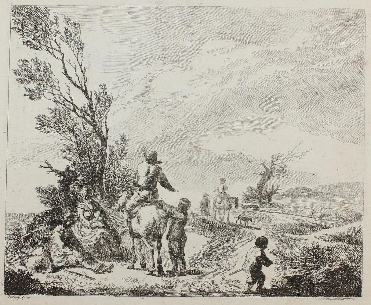 Große Abbildung Nr.2: 124-3480 Klengel, Johann Christian: (Künstlergraphik)