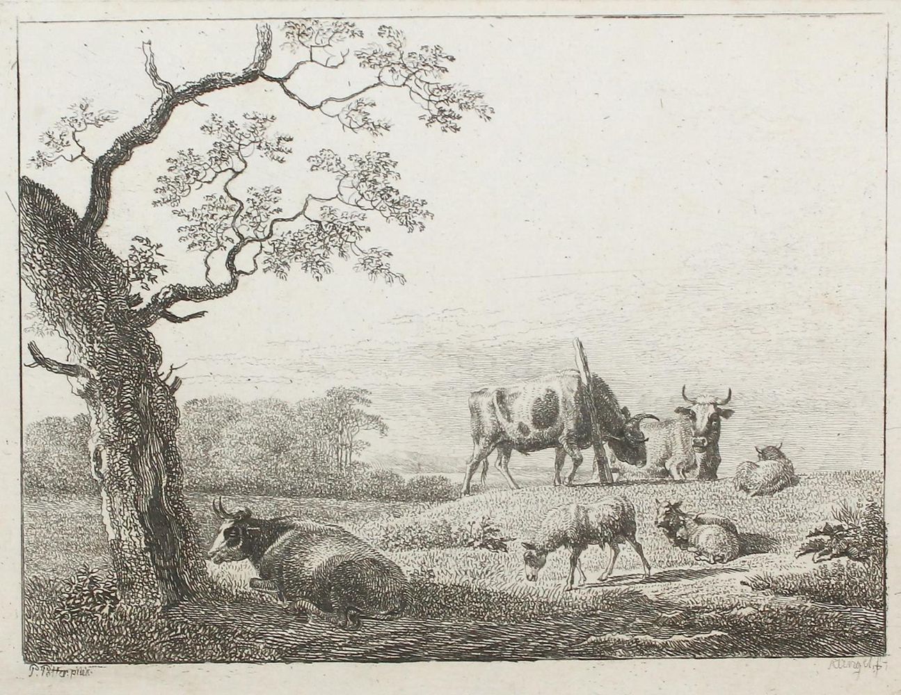 Große Abbildung Nr.1: 124-3485 Klengel, Johann Christian: (Künstlergraphik)