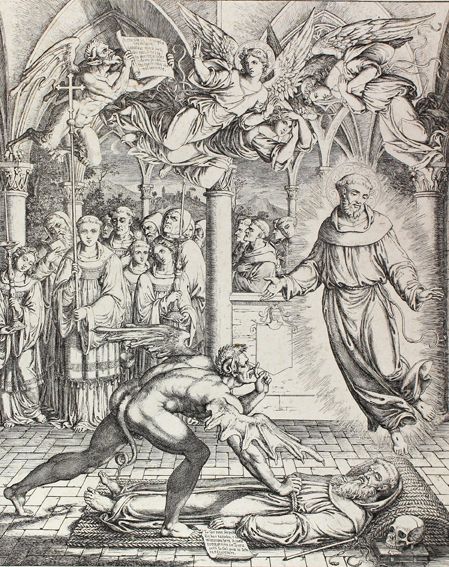 Große Abbildung Nr.1: 124-3496 Koch, Joseph Anton: (Künstlergraphik)