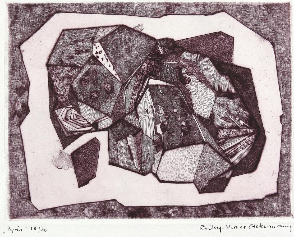 Große Abbildung Nr.3: 124-3515 Konvolut: (Künstlergraphik)