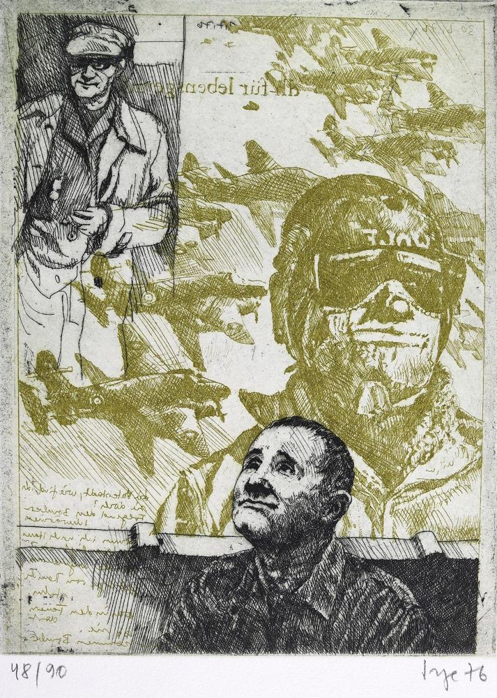 Große Abbildung Nr.4: 124-3515 Konvolut: (Künstlergraphik)
