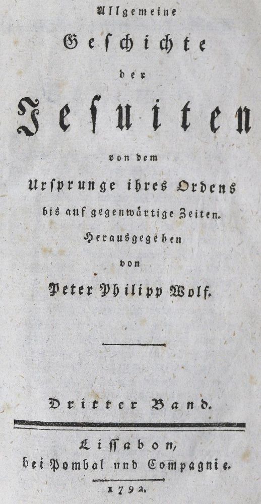 Große Abbildung Nr.1: 124-352 Wolf,P.P.: (Alte Drucke, Handschriften und Theologie)