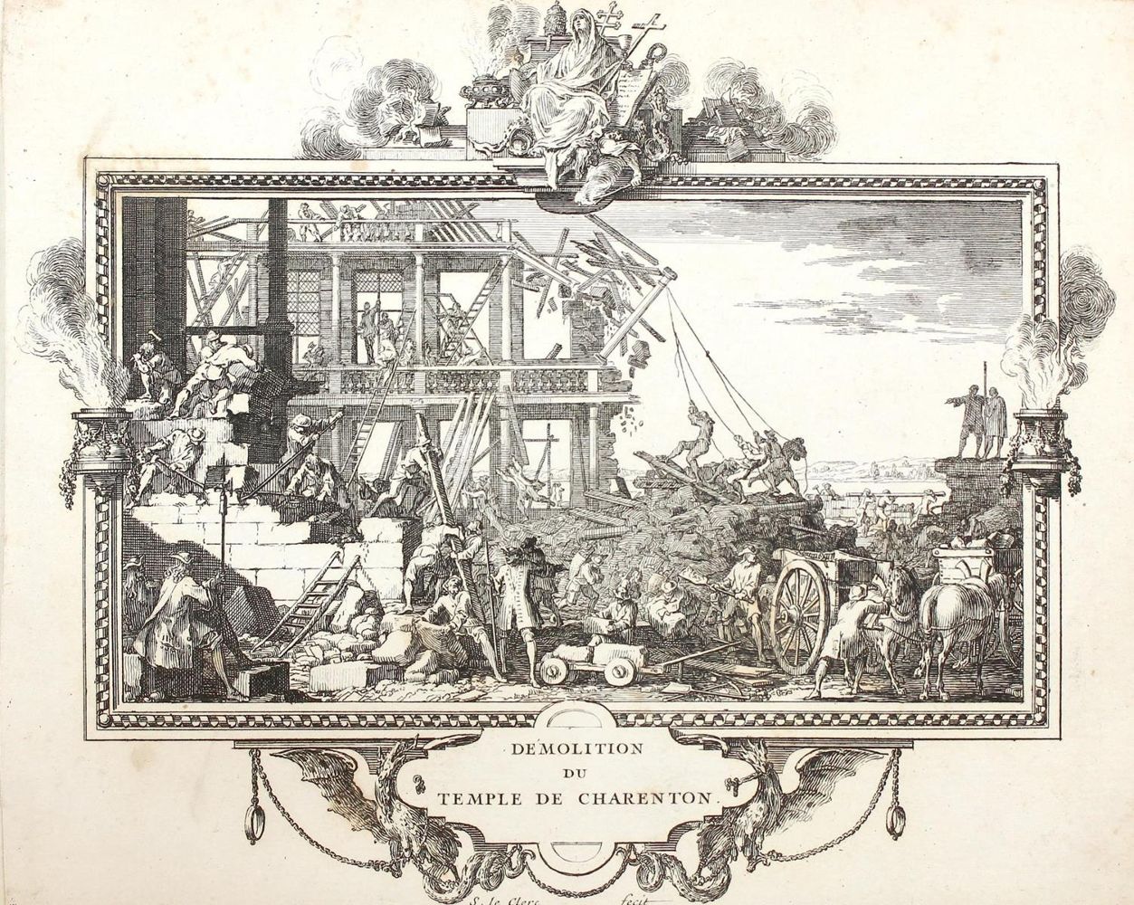 Große Abbildung Nr.2: 124-3584 Leclerc, Sébastien I: (Künstlergraphik)