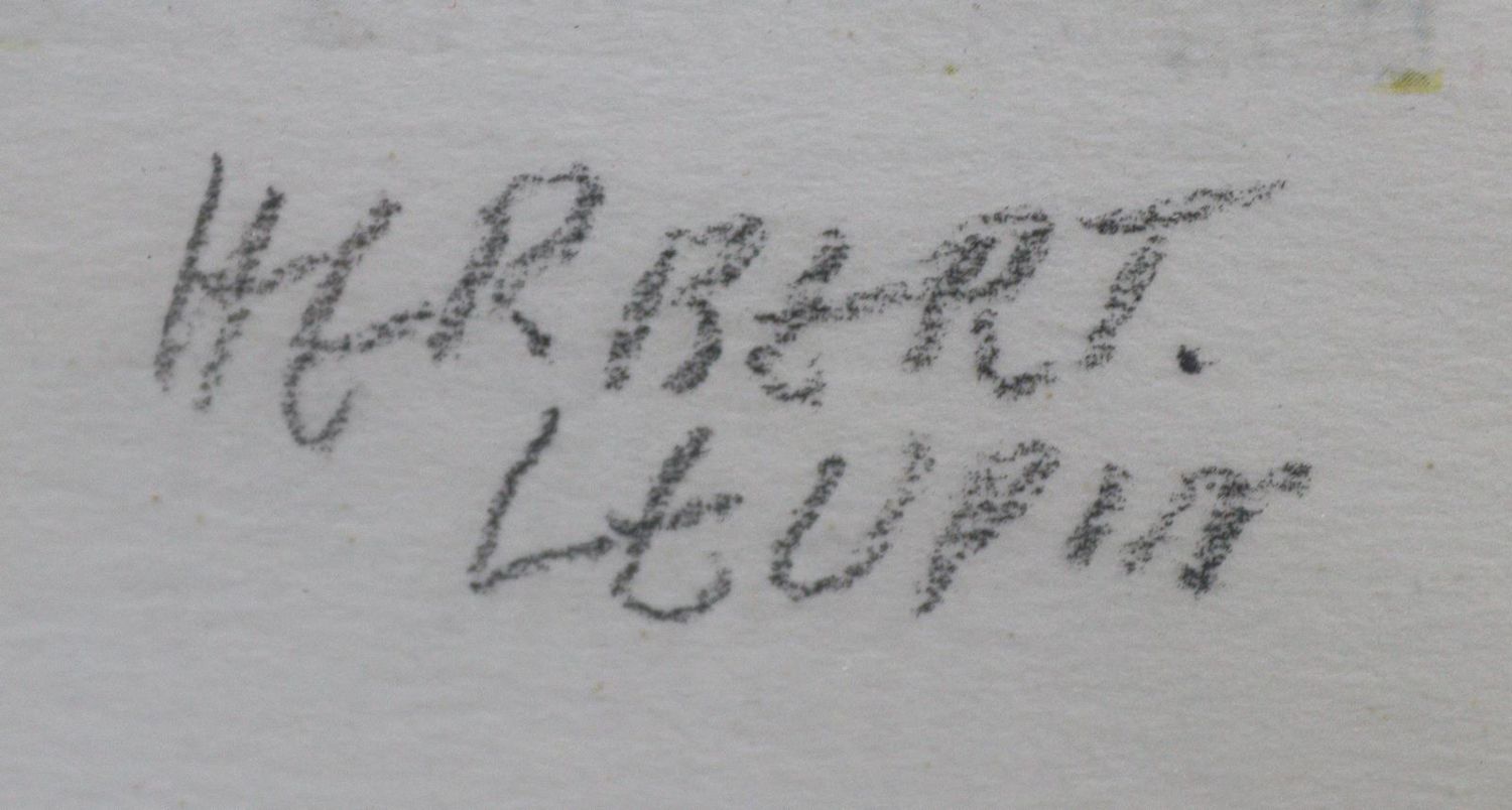 Große Abbildung Nr.2: 124-3603 Leupin, Herbert: (Künstlergraphik)