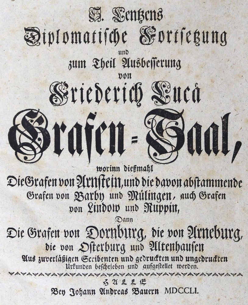 Große Abbildung Nr.1: 124-361 Lentz,S.: (Genealogie und Heraldik)