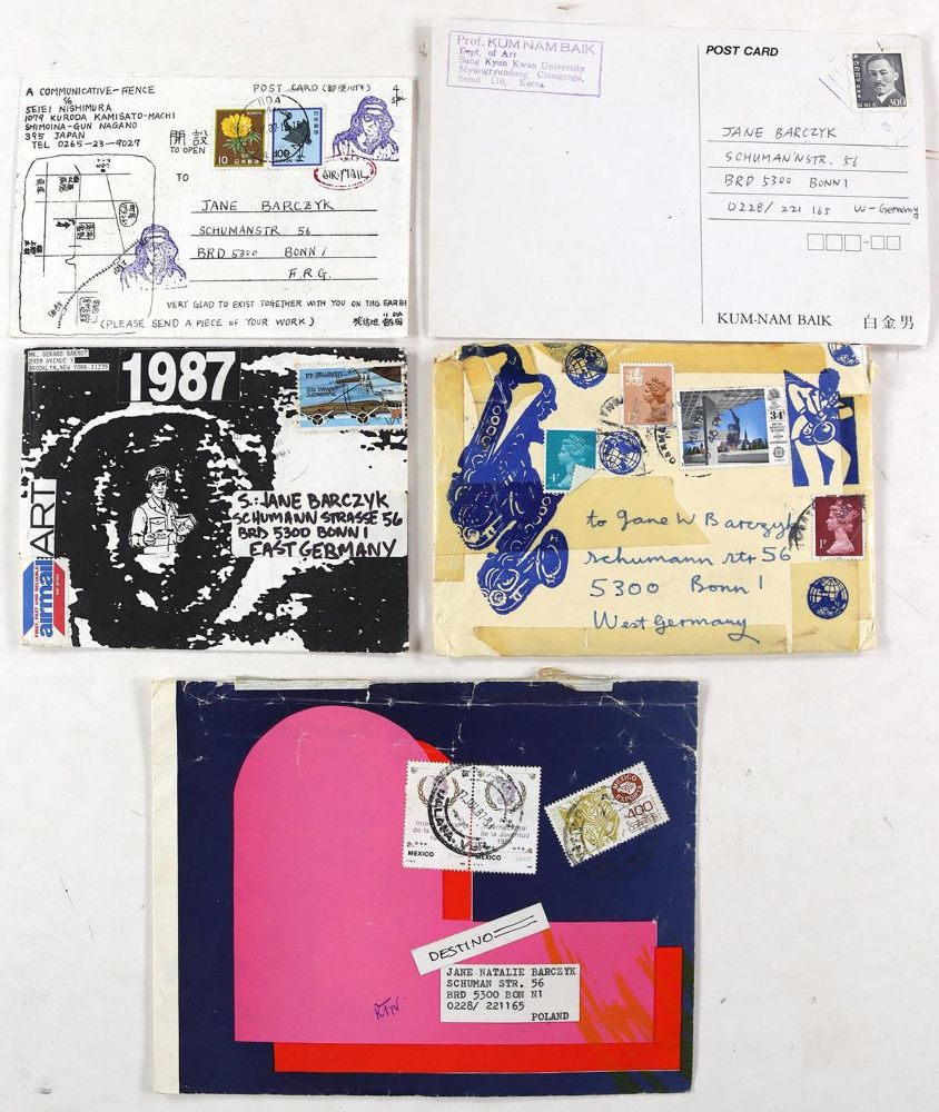Große Abbildung Nr.1: 124-3629 Sammlung von: (Künstlergraphik, Mail Art)