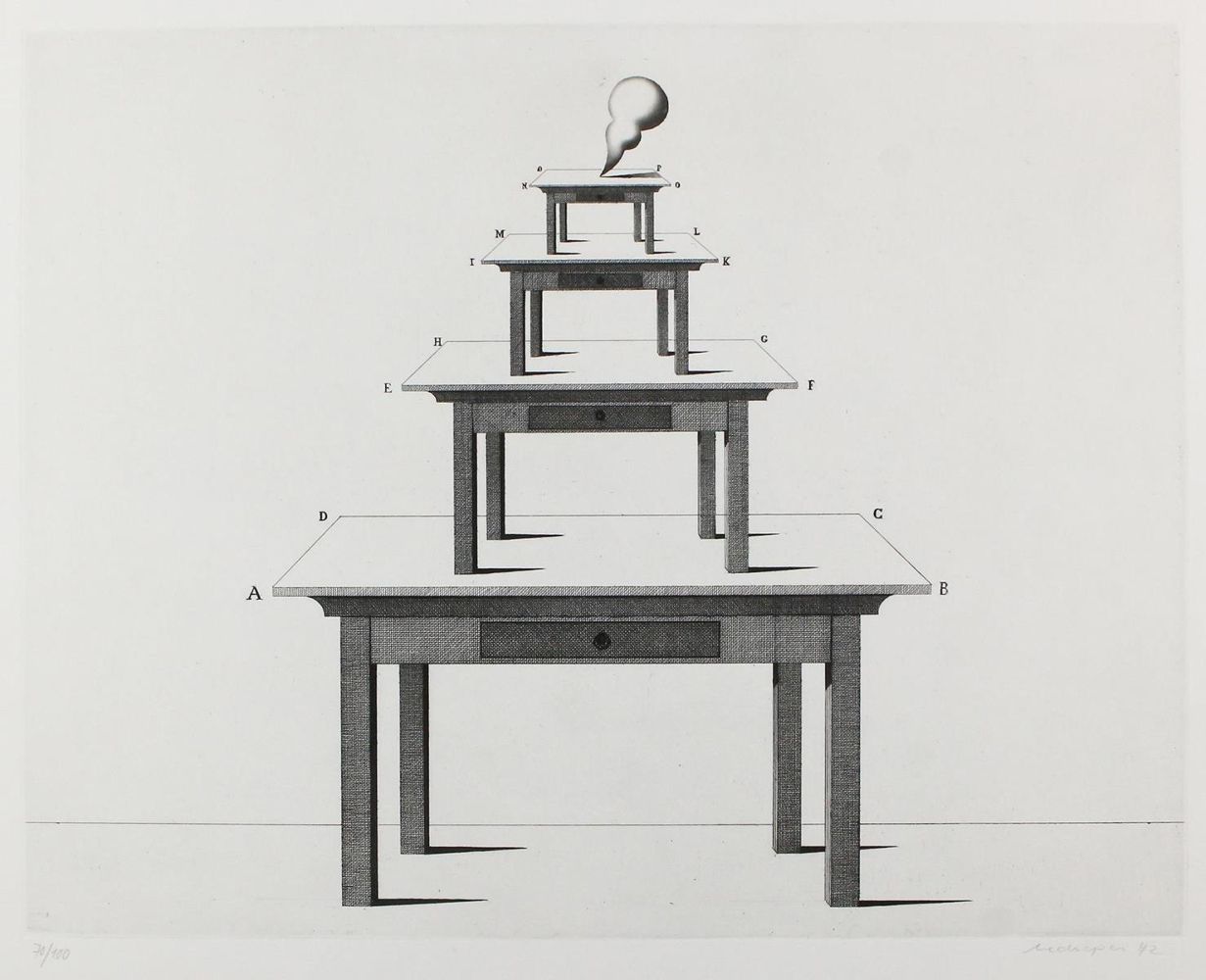 Große Abbildung Nr.1: 124-3651 Meckseper, Friedrich: (Künstlergraphik)