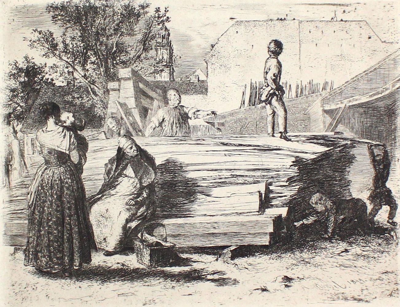 Große Abbildung Nr.1: 124-3663 Menzel, Adolf: (Künstlergraphik)
