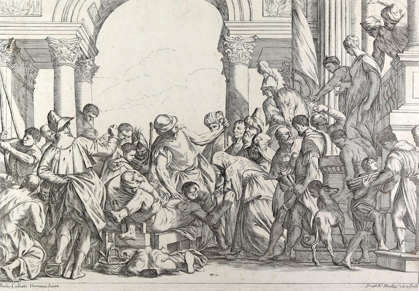 Große Abbildung Nr.1: 124-3688 Mitelli, Giuseppe Maria: (Künstlergraphik)