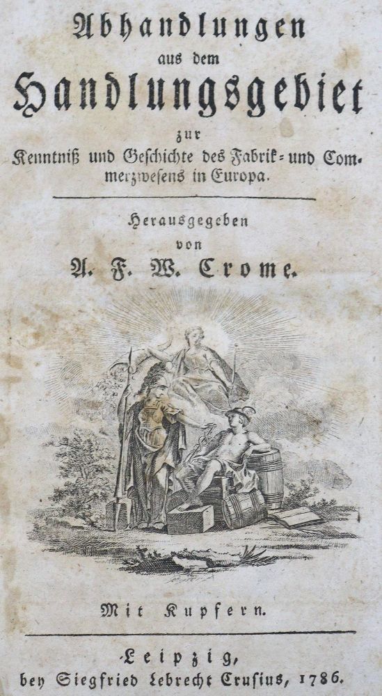 Große Abbildung Nr.1: 124-370 Crome,A.F.W. (Hrsg.).: (Wirtschaft)