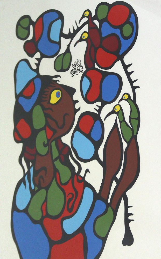 Große Abbildung Nr.16: 124-3711 Morrisseau, Norval: (Künstlergraphik)