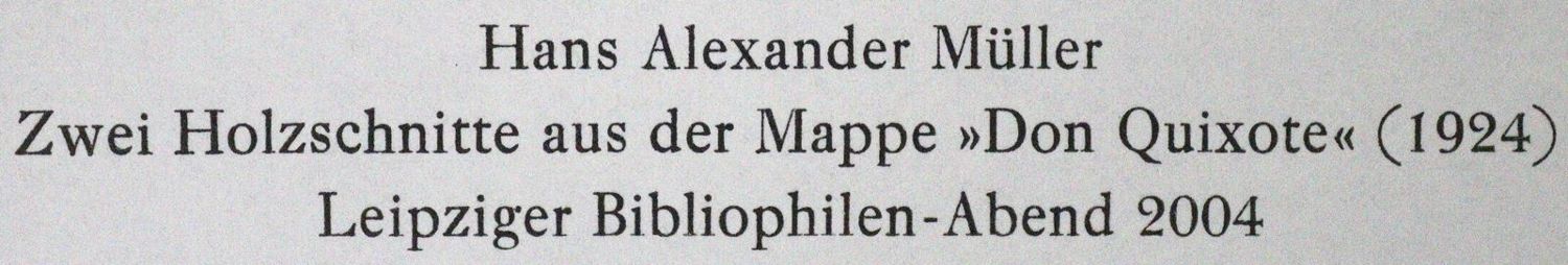Große Abbildung Nr.3: 124-3717 Müller, Hans Alexander: (Künstlergraphik)