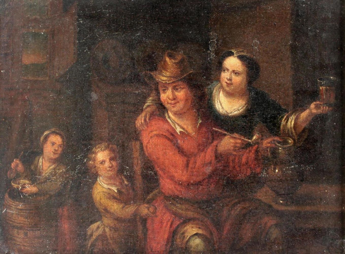 Große Abbildung Nr.1: 124-3733 Niederländische Schule.: (Künstlergraphik)