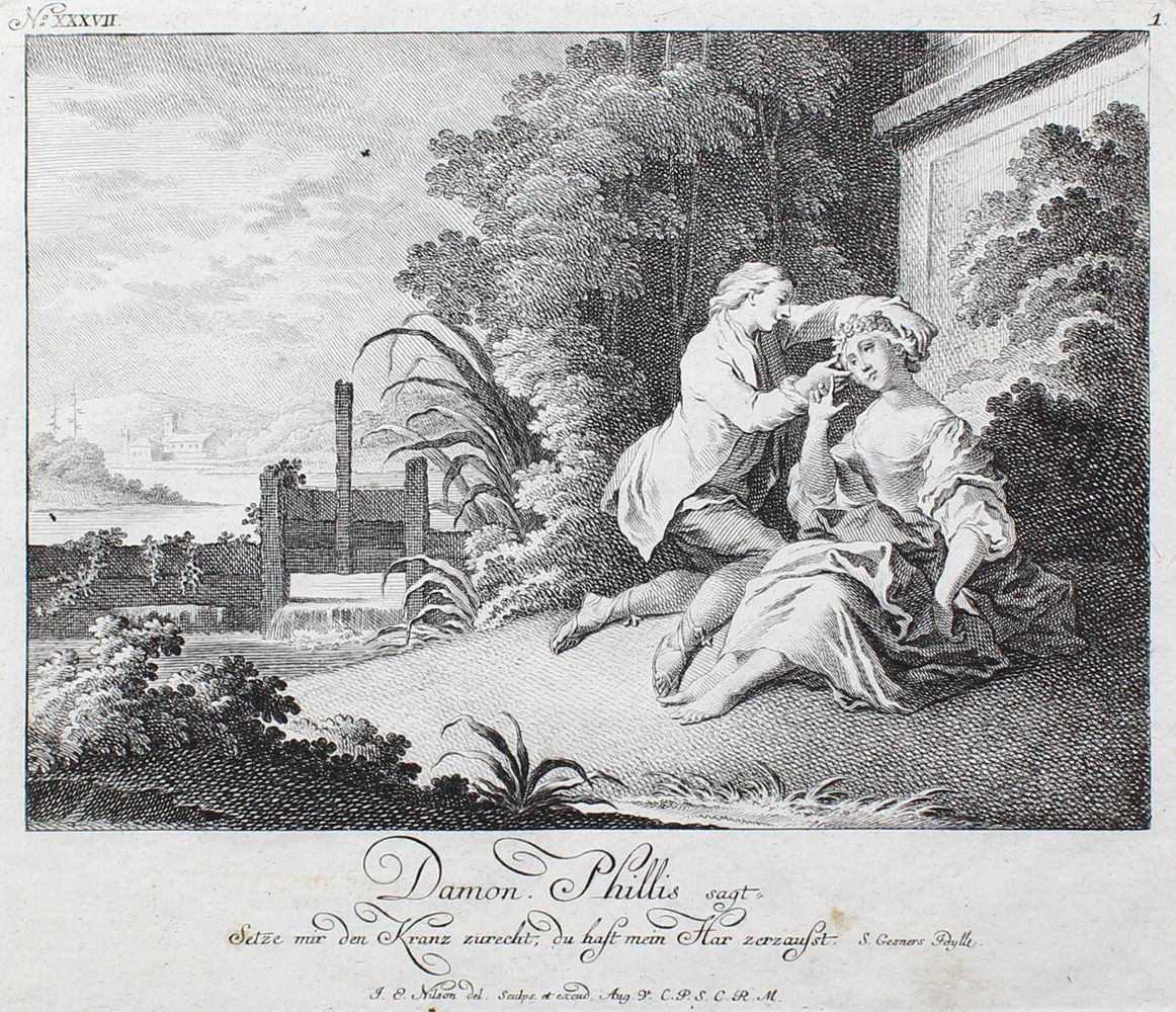 Große Abbildung Nr.1: 124-3740 Nilson, Johann Esaias: (Künstlergraphik)