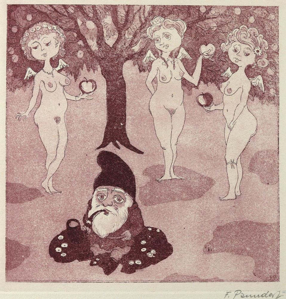 Große Abbildung Nr.3: 124-3764 Panndorf, Fritz: (Künstlergraphik)