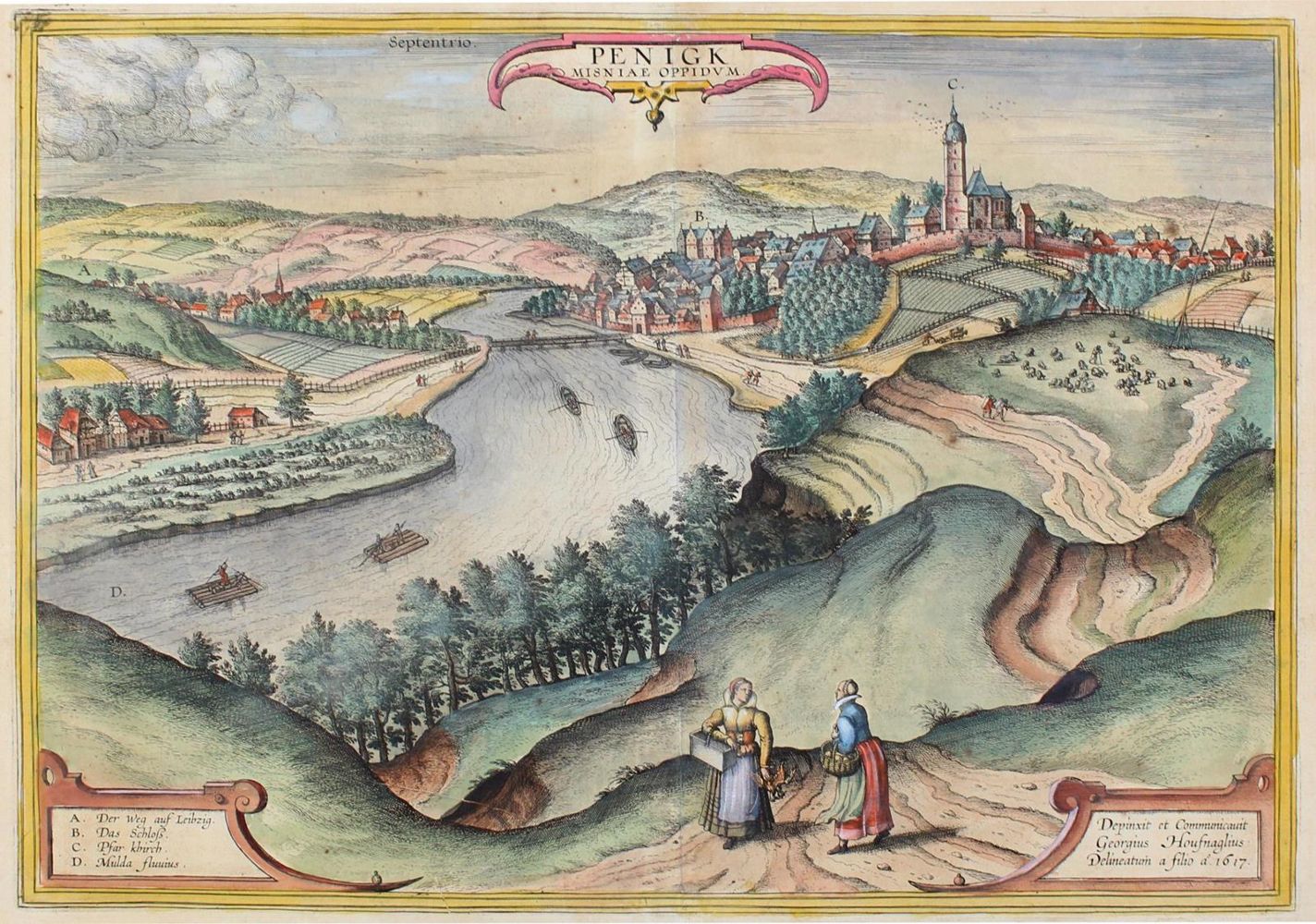 Große Abbildung Nr.1: 124-3780 Penig.: (Künstlergraphik)