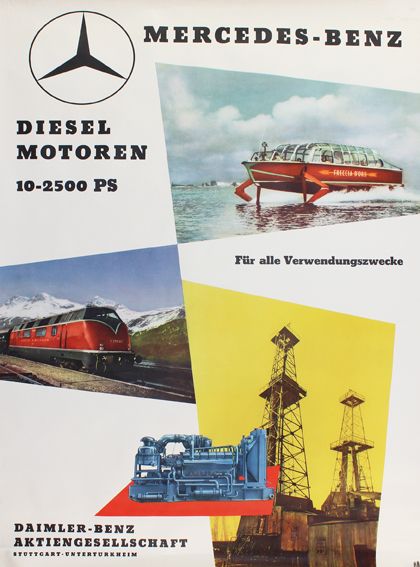 Große Abbildung Nr.1: 124-3798 Mercedes-Benz.: (Künstlergraphik, Plakate, Auto)