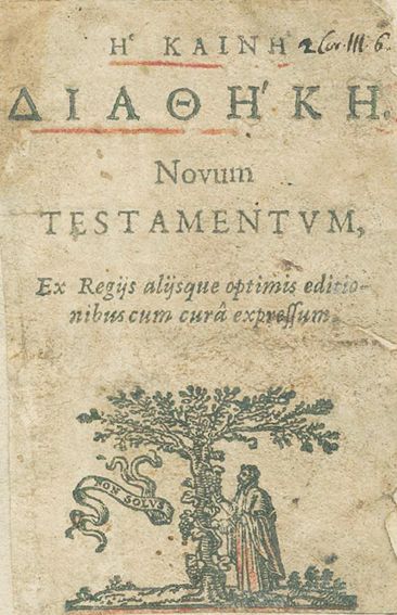 Große Abbildung Nr.1: 124-38 Biblia graece.: (Bibeln)