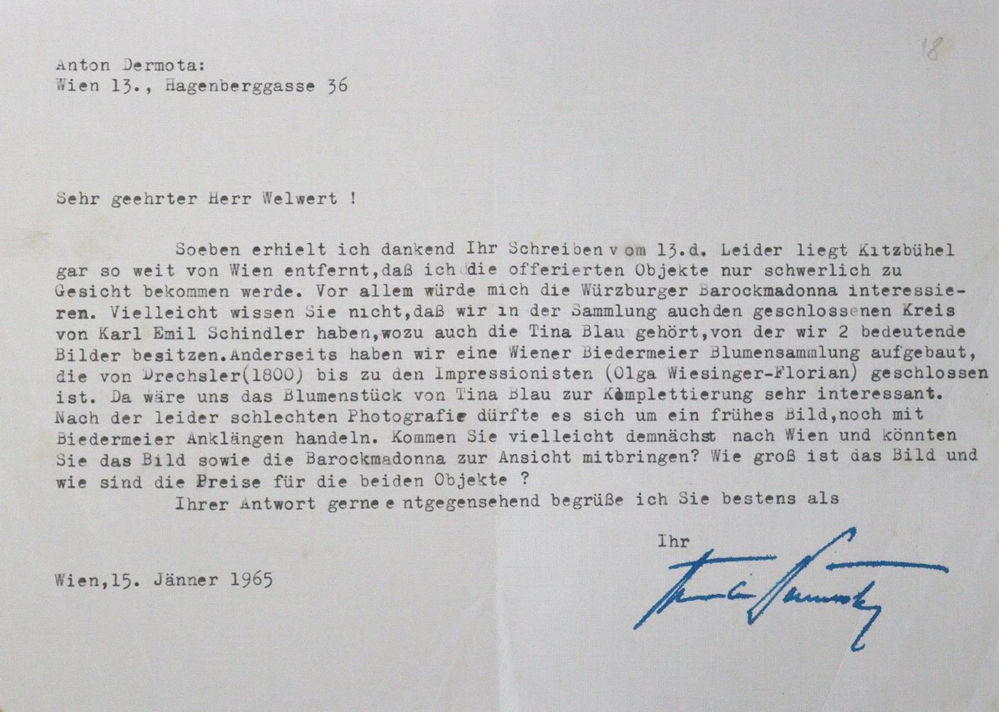 Große Abbildung Nr.1: 124-382 Sammlung: (Film - Theater - Tanz)