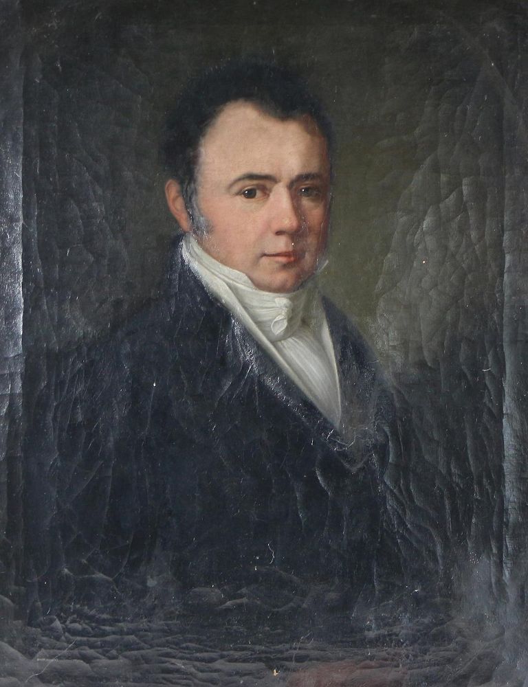 Große Abbildung Nr.3: 124-3830 2 Portraits zweier Herren,: (Künstlergraphik, Portrait)