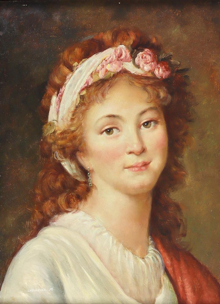 Große Abbildung Nr.3: 124-3838 Portrait.: (Künstlergraphik, Portrait)