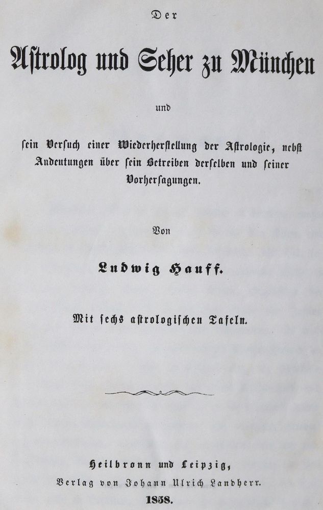 Große Abbildung Nr.1: 124-386 Hauff,L.: (Grenzwissenschaften und Okkultismus)