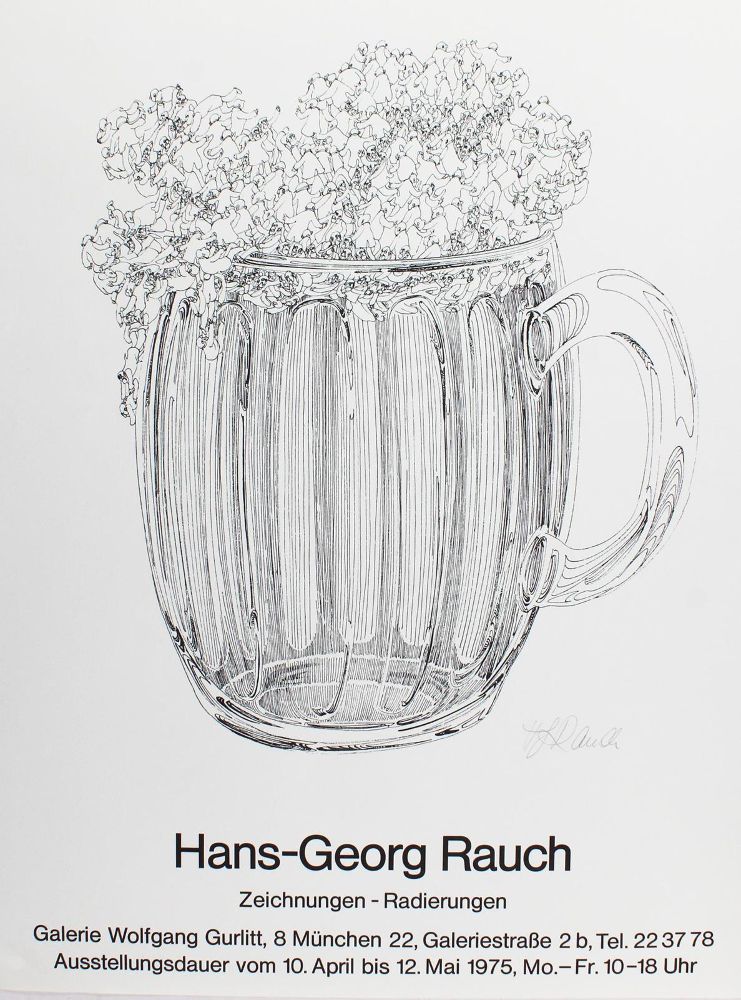 Große Abbildung Nr.3: 124-3866 Rauch, Hans Georg: (Künstlergraphik)