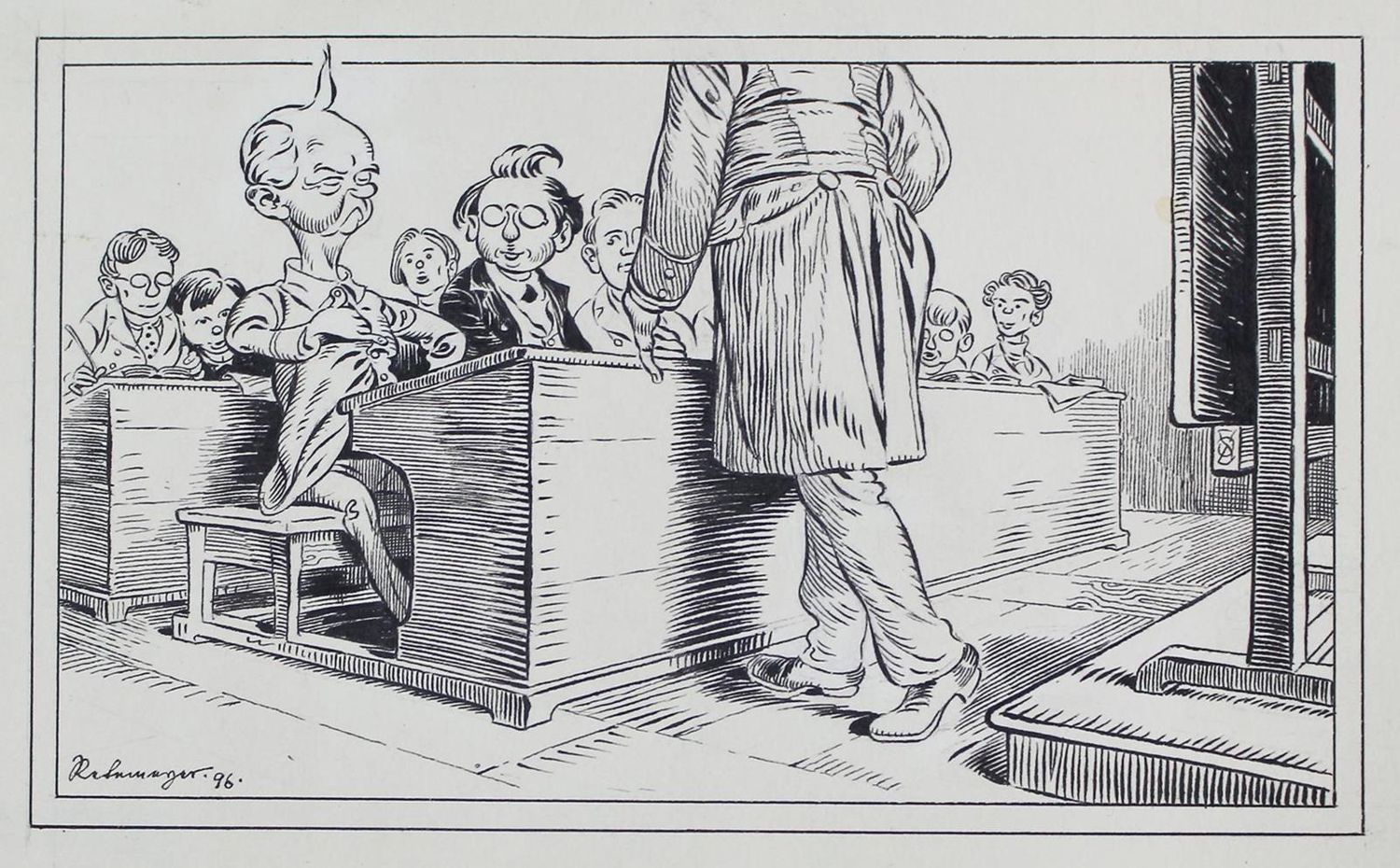 Große Abbildung Nr.1: 124-3886 Retemeyer, Ernst.: (Künstlergraphik)