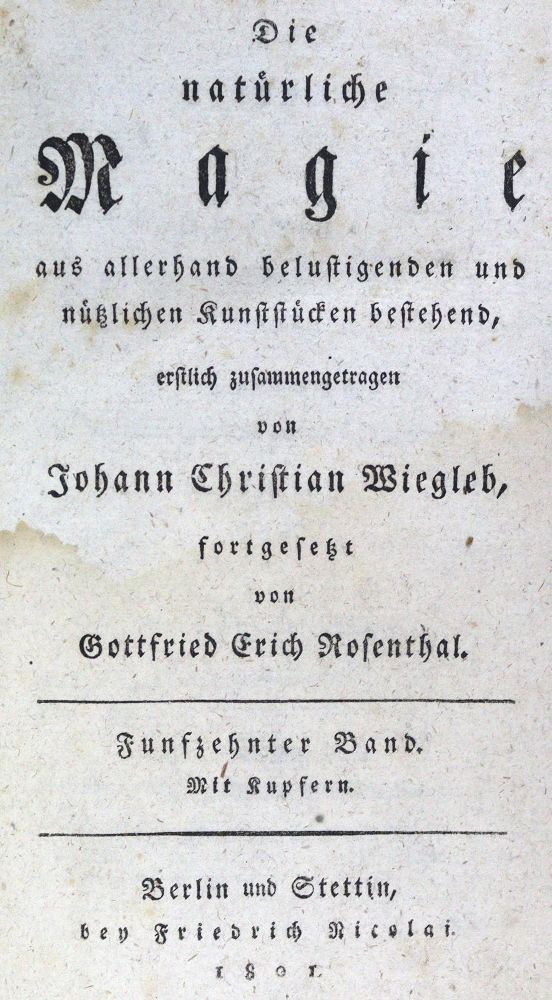 Große Abbildung Nr.1: 124-389 Martius,J.N.: (Grenzwissenschaften und Okkultismus)